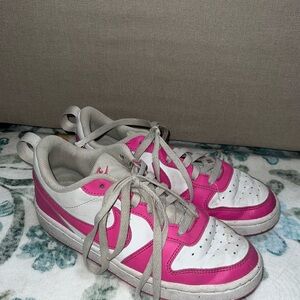 Nike Kids Sneakers Pink and White